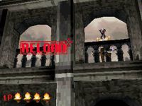 une photo d'Ã©cran de The House of the Dead sur Sega Saturn
